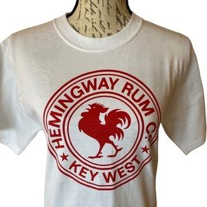 -Graphic Tee Hemingway NWOT Size S/P Arwen Lettering